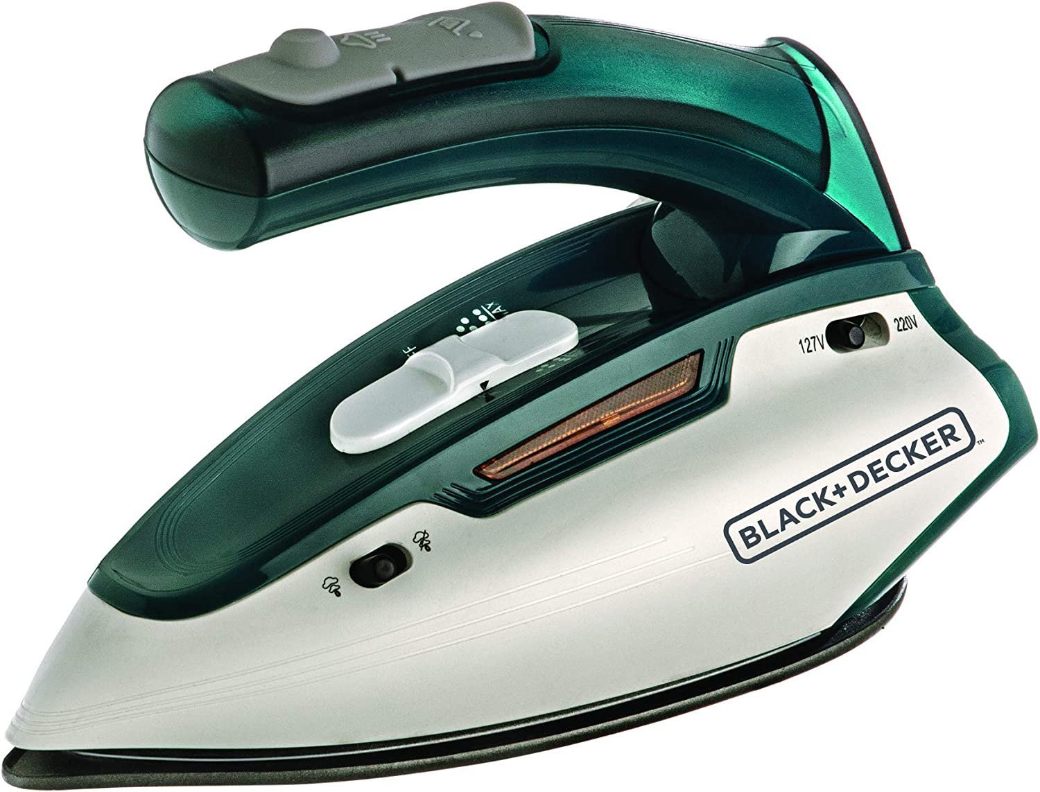 BLACK+DECKER Ferro de Viagem Portátil Bivolt Verde e Branco 127V 777